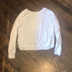 Beyond yoga mesh back sweatshirt